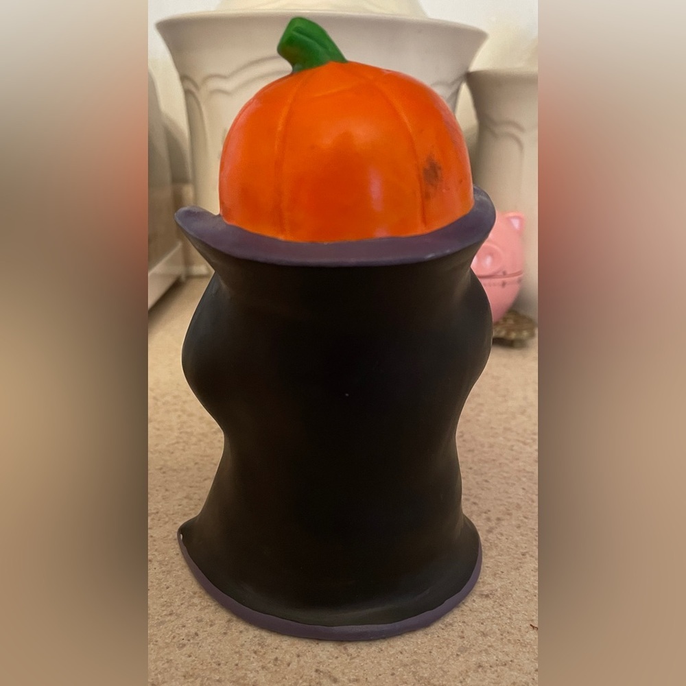 Vintage Jack-o’-lantern Candle Holder - Picture 2 of 3